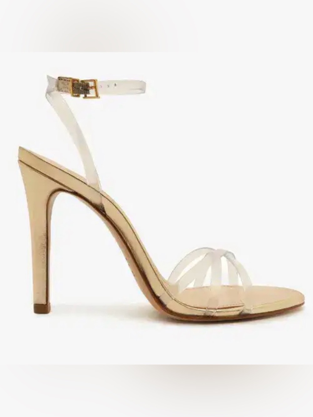 Schutz Amelia metallic sandal size 9 gold NWOT